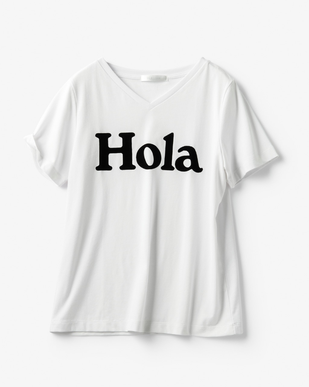 VネックTシャツ／Hola 詳細画像 ホワイト 4