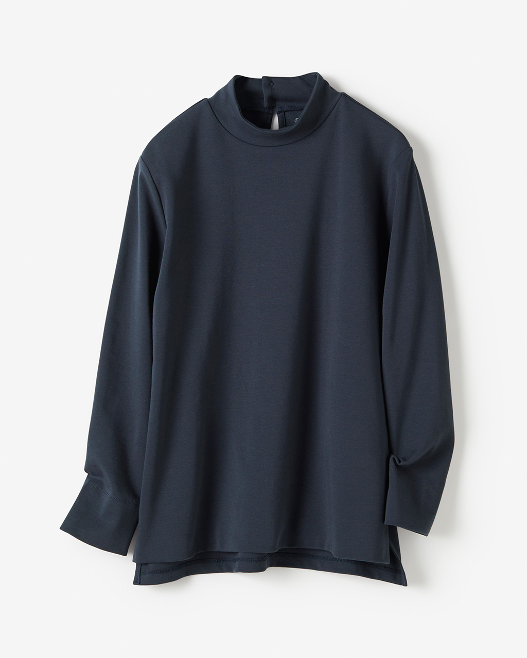プチハイネック／8分袖・ドゥクラッセTシャツ 詳細画像 ミッドナイトブルー 4