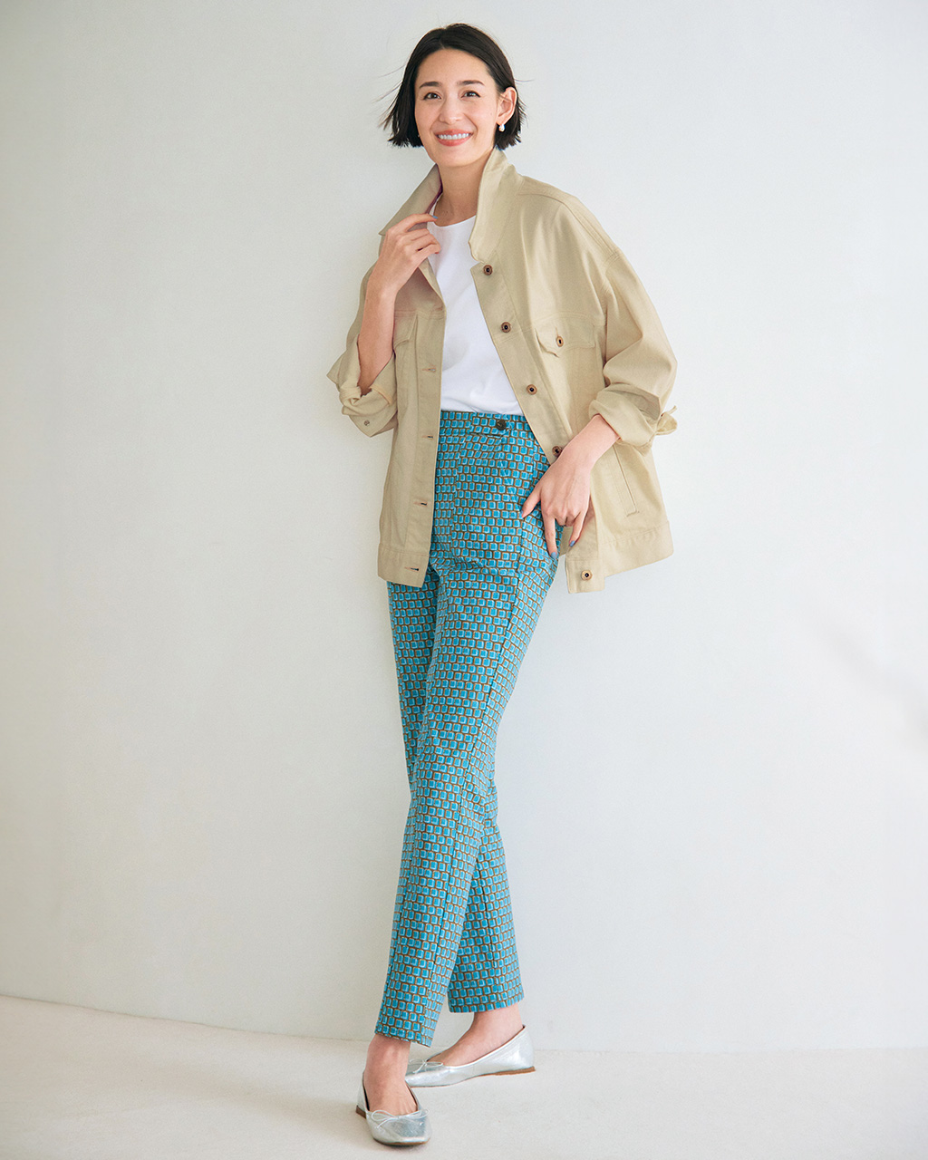 ドライタッチ・センターシームストレート68cm
