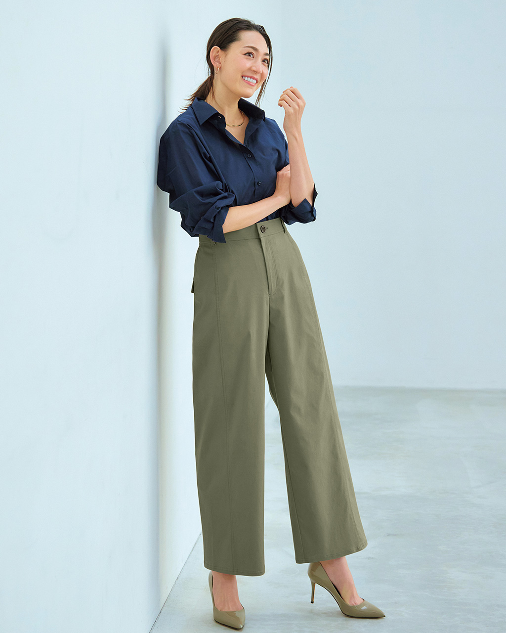 ドライタッチ・サイドシームバレルパンツ