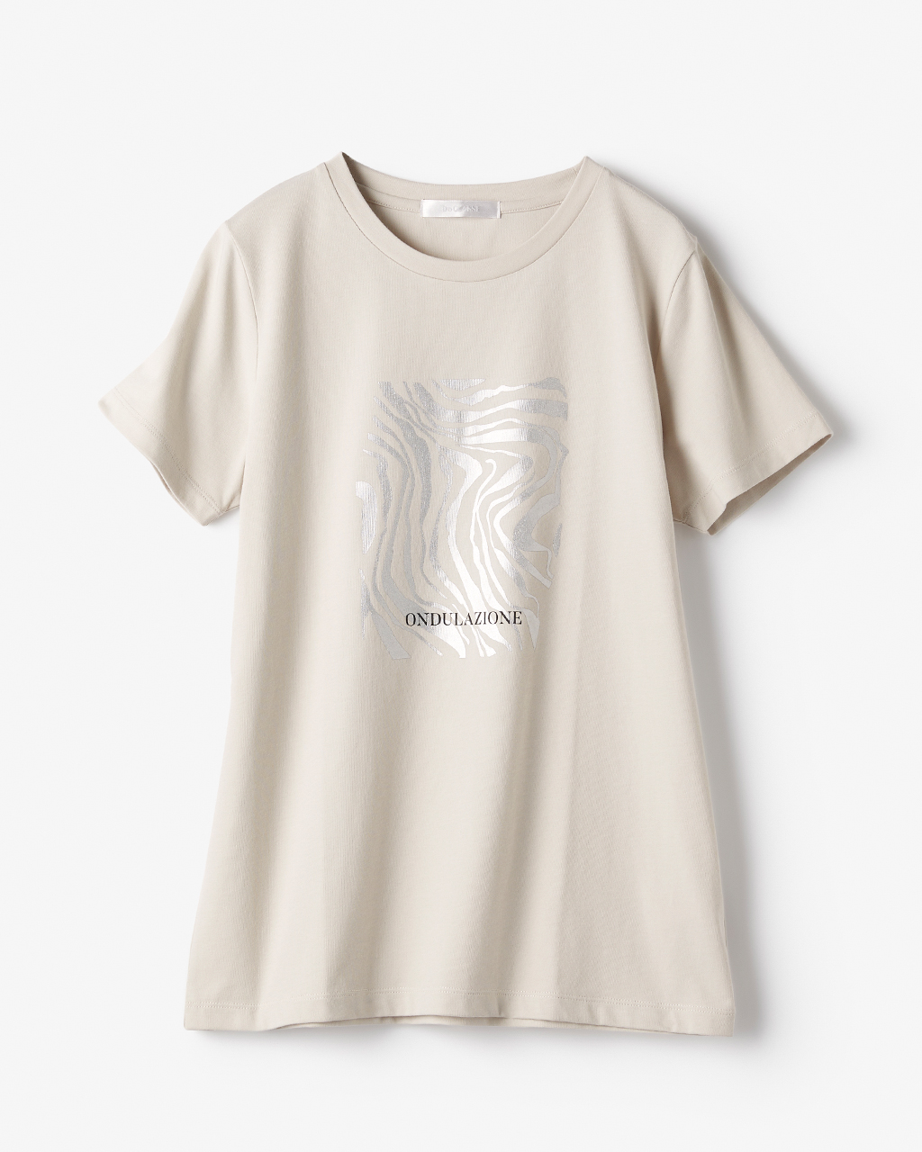 メタリックデザインTシャツ 詳細画像 ライトグレー 6