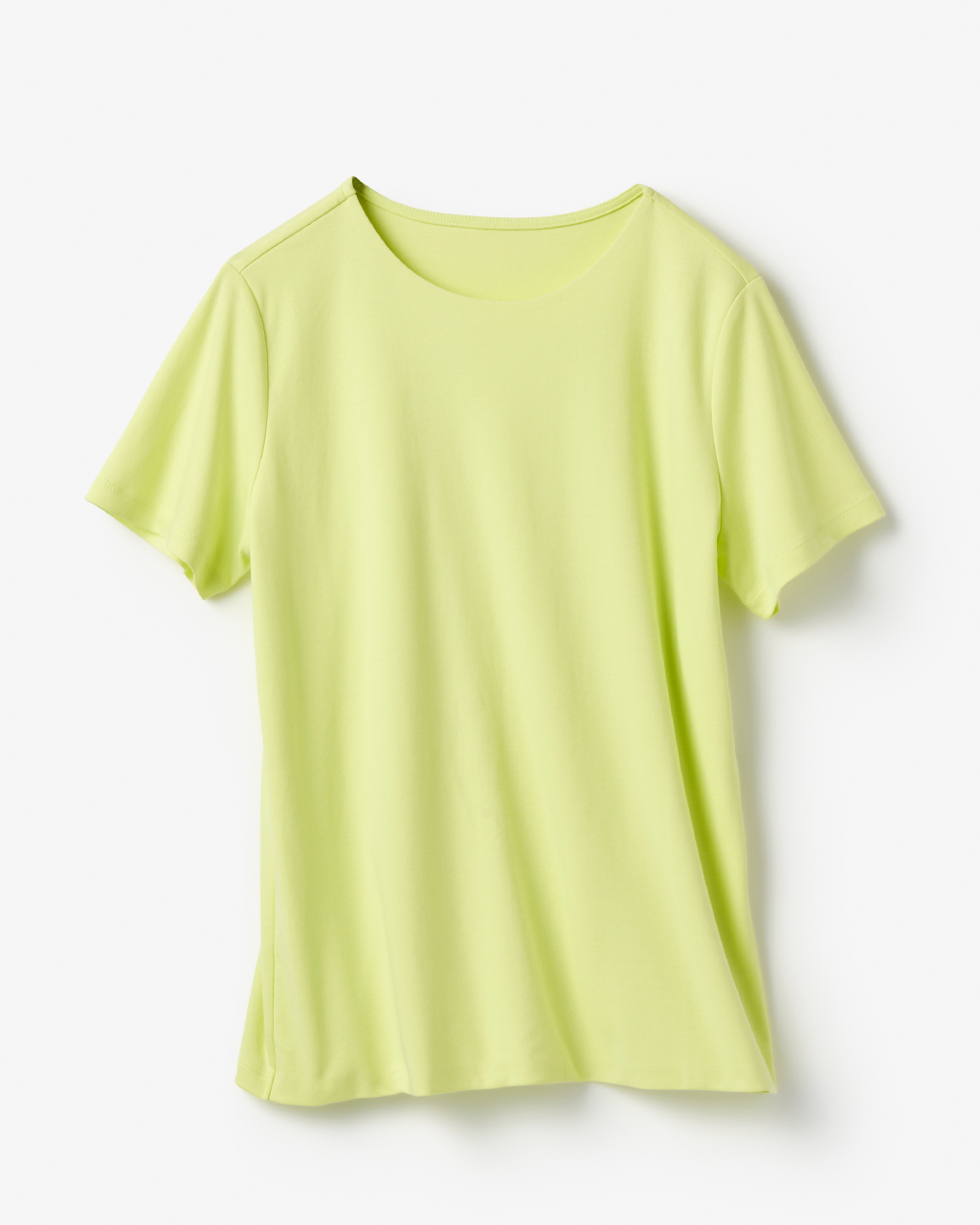 クルーネック・半袖／スーピマ・ドゥクラッセTシャツ 詳細画像